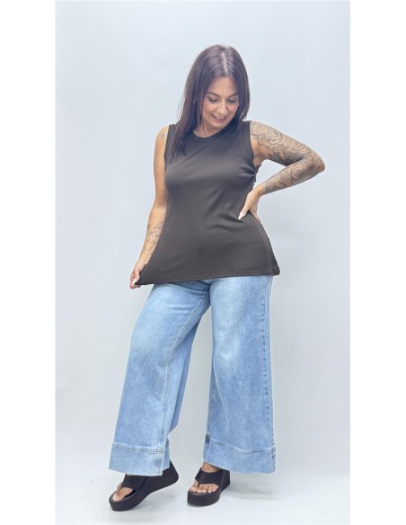 CAMISETA NATALIA MARRON