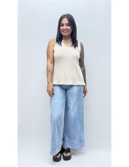 CAMISETA LUNA BEIG