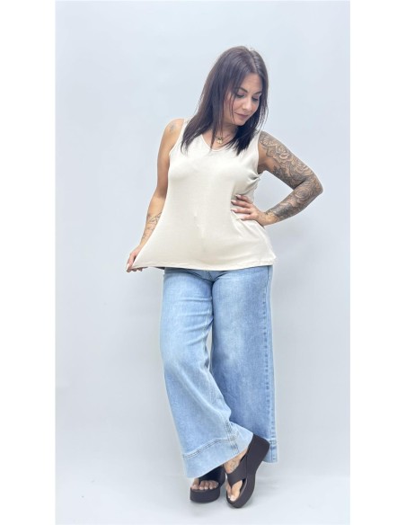 CAMISETA LUNA BEIG