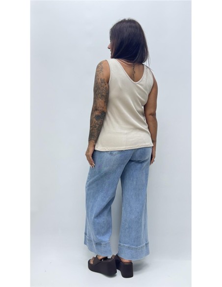 CAMISETA LUNA BEIG