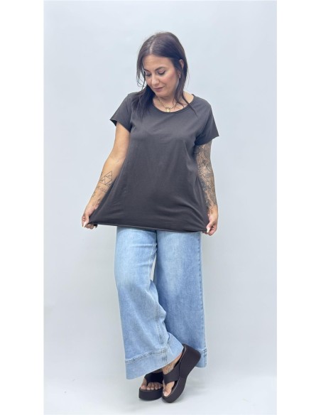 CAMISETA BASIC MARRON