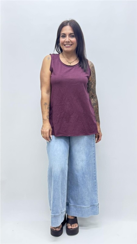 CAMISETA TIRANTA PAULA BURDEOS