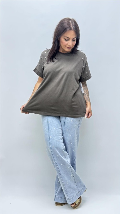 CAMISETA ANASTACIA MARRON