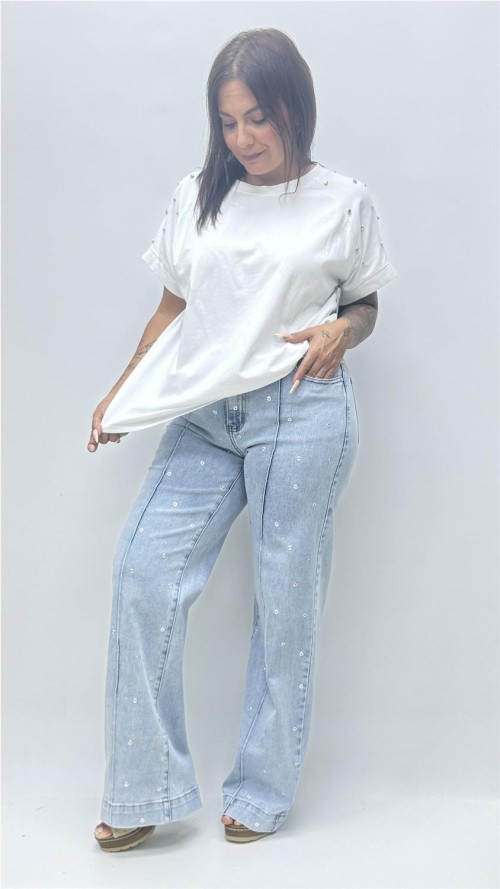 CAMISETA ANASTACIA BLANCO
