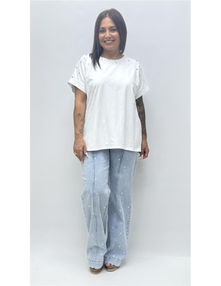 CAMISETA ANASTACIA BLANCO