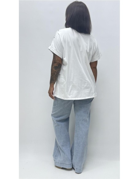 CAMISETA ANASTACIA BLANCO