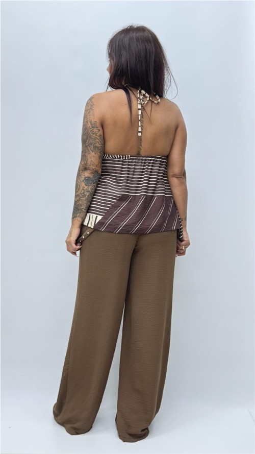 TOP COMBINADO AMADA MARRON