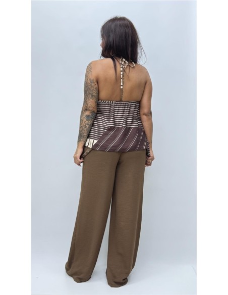 TOP COMBINADO AMADA MARRON