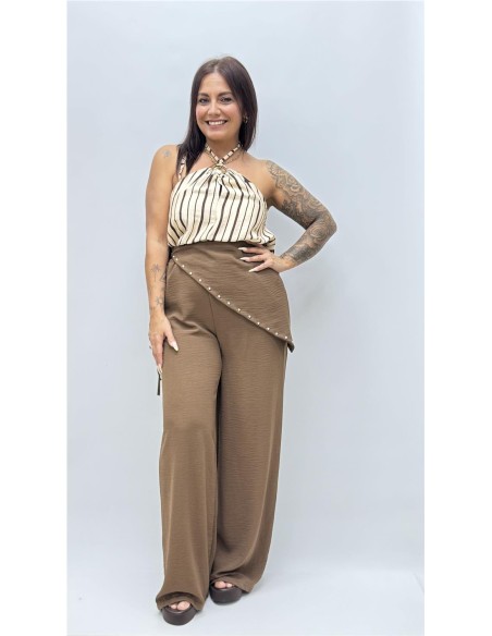 PANTALON DIFUSO MARRON