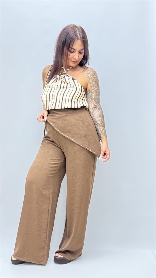 PANTALON DIFUSO MARRON