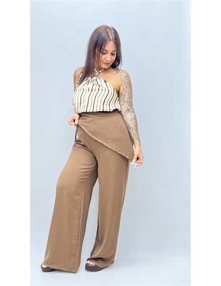 PANTALON DIFUSO MARRON