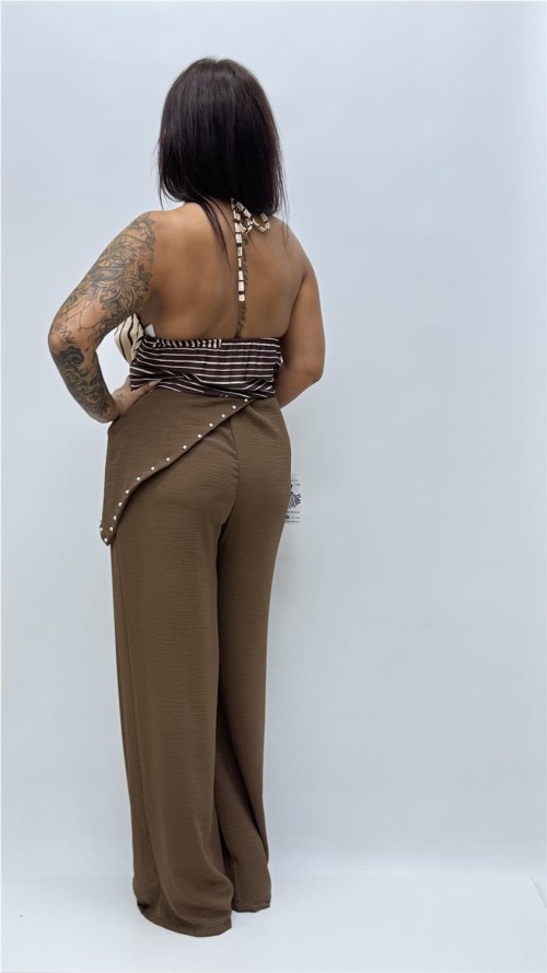 PANTALON DIFUSO MARRON