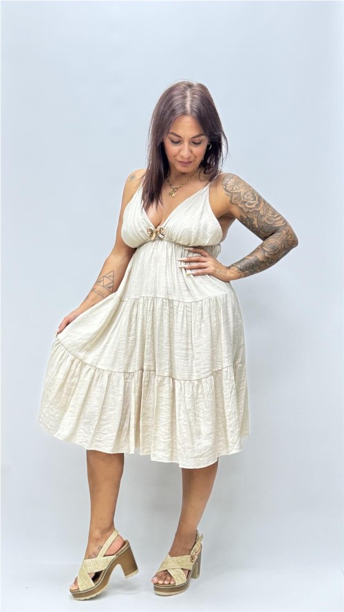 VESTIDO MALDIVA BEIG