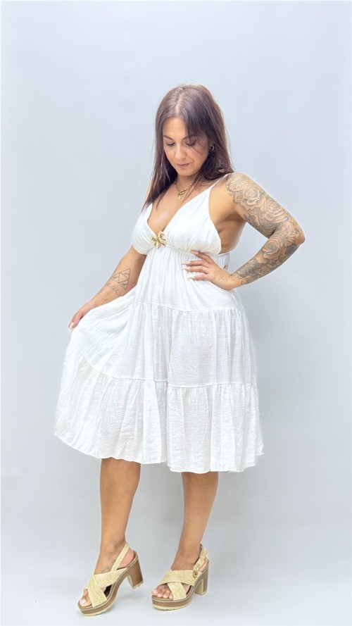 VESTIDO MALDIVA BLANCO