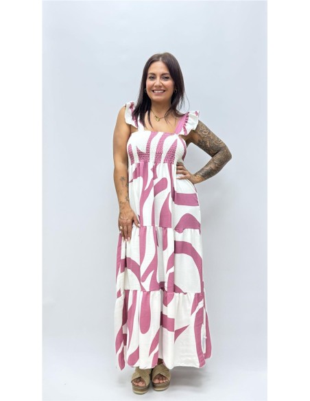 VESTIDO PONIENTE MAQUILLAJE