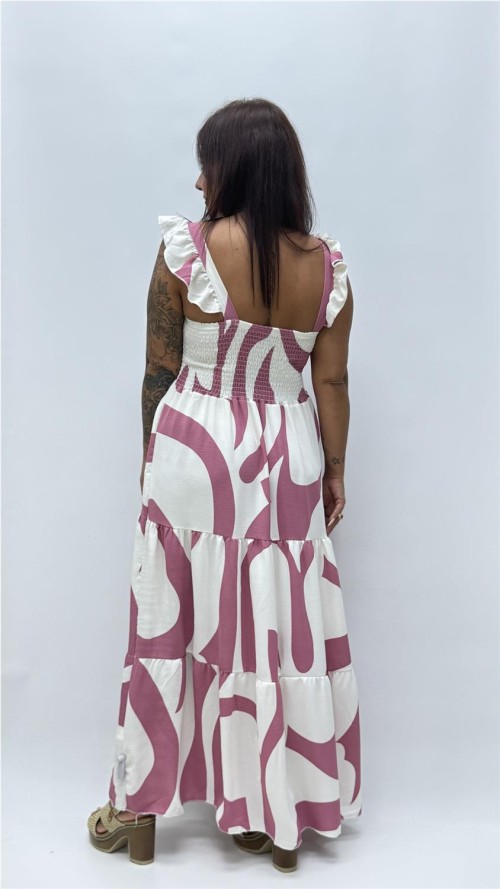 VESTIDO PONIENTE MAQUILLAJE