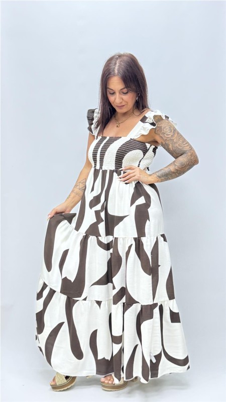 VESTIDO PONIENTE MARRON 2