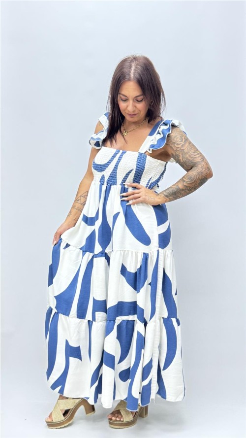 VESTIDO PONIENTE AZUL