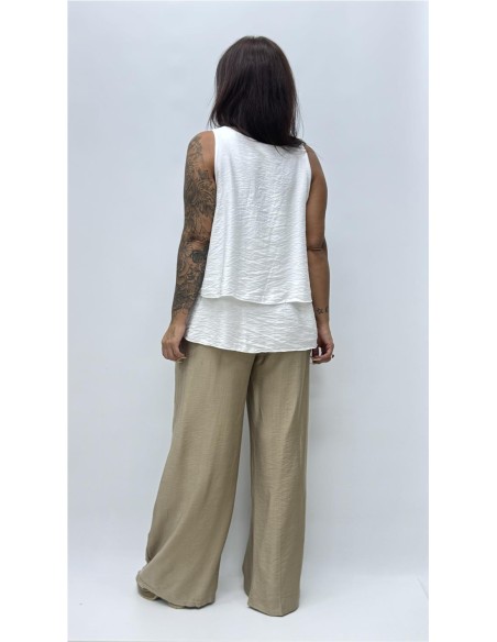 TOP AROA BLANCO