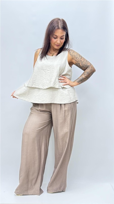 TOP AROA TAUPE