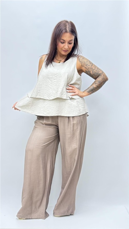 TOP AROA TAUPE