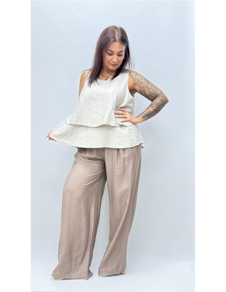 TOP AROA TAUPE