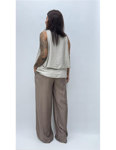 TOP AROA TAUPE