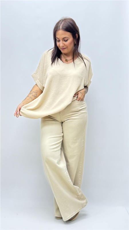 CAMISA LOLA BEIG