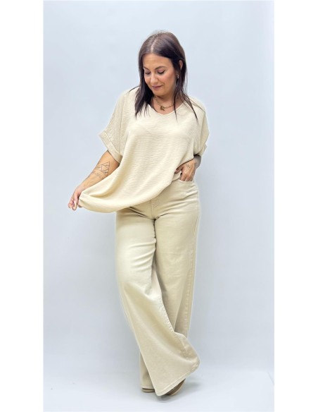 CAMISA LOLA BEIG