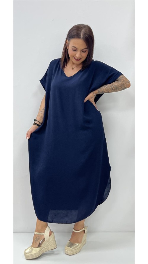 VESTIDO SUELTO MARINO