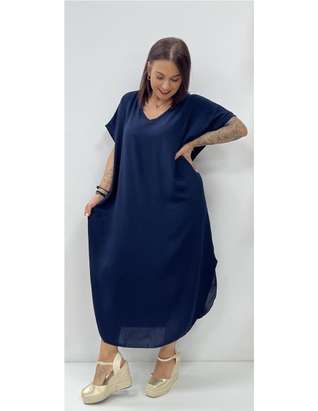 VESTIDO SUELTO MARINO