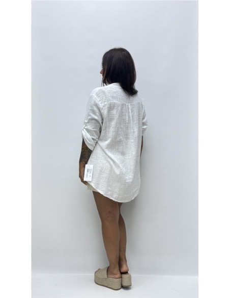 CAMISA ESCOTE PAULA BLANCO