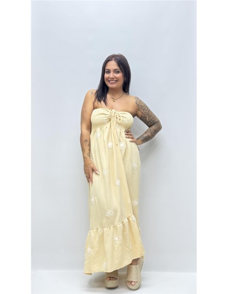 VESTIDO GERONA BEIG