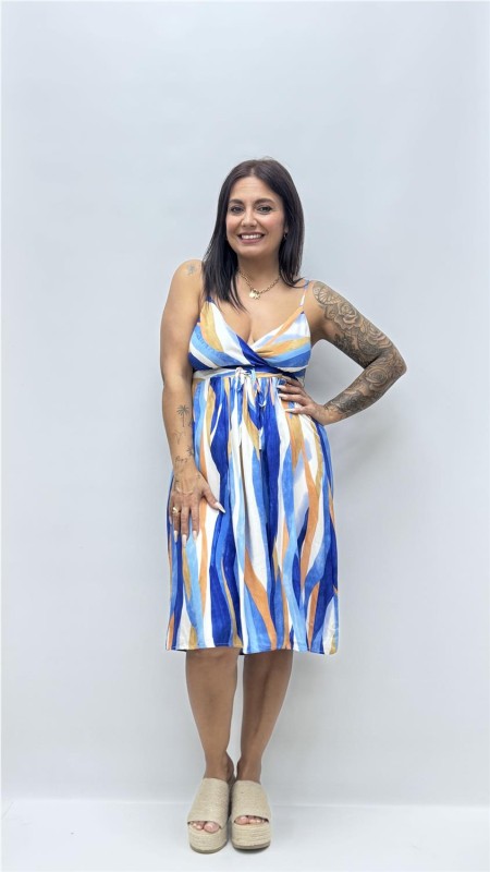VESTIDO ESTHER AZUL