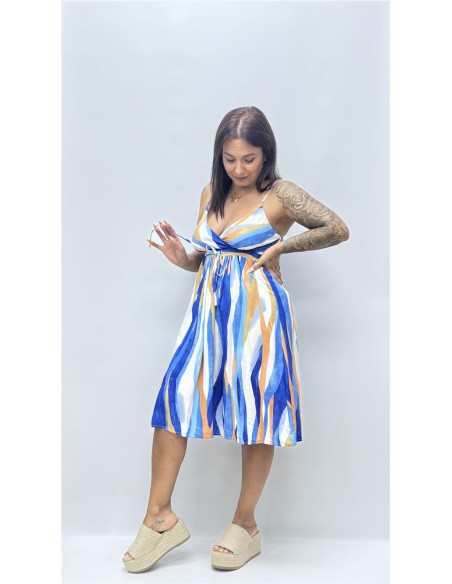 VESTIDO ESTHER AZUL