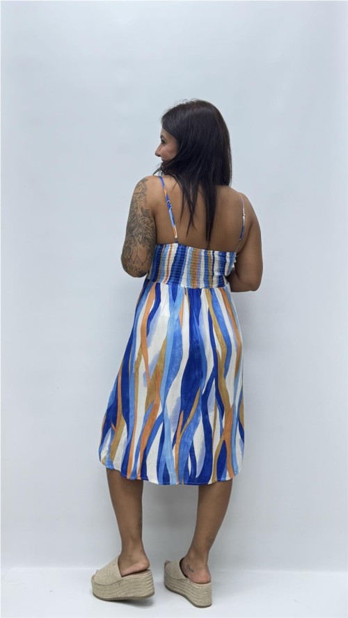 VESTIDO ESTHER AZUL