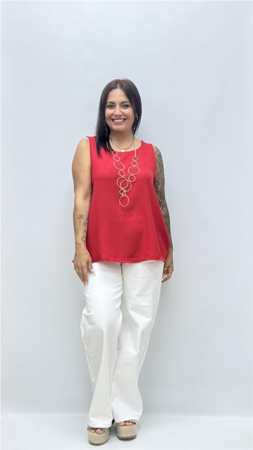 TOP ESTELA ROJO