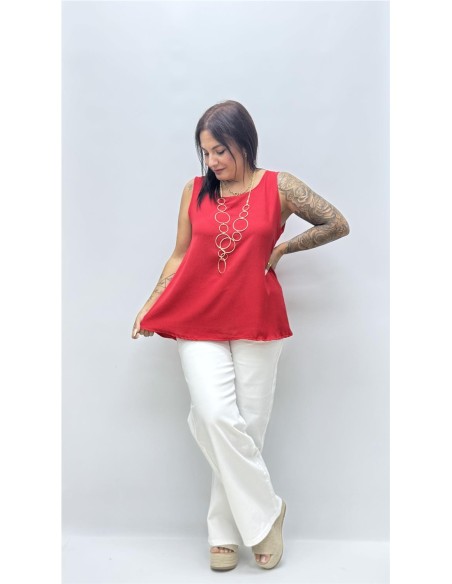 TOP ESTELA ROJO