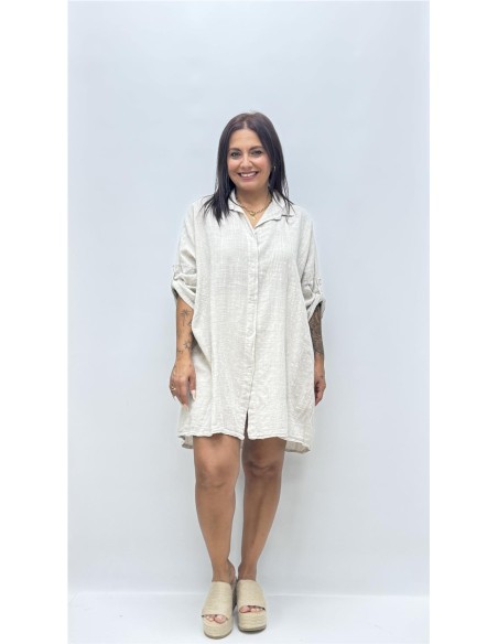VESTIDO DIOR BEIG