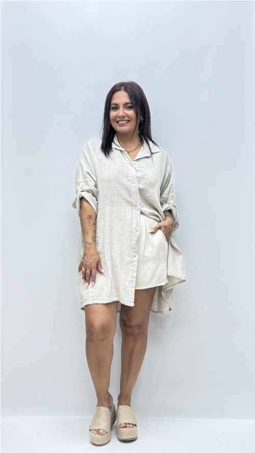 VESTIDO DIOR BEIG