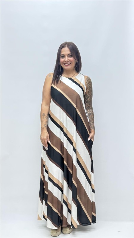 VESTIDO VIOLETA NEGRO
