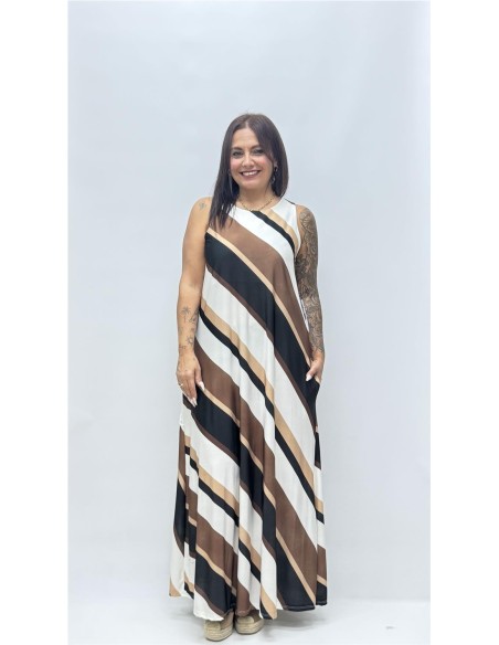 VESTIDO VIOLETA NEGRO