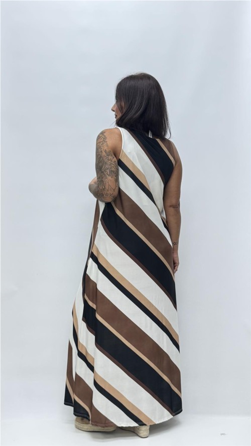 VESTIDO VIOLETA NEGRO