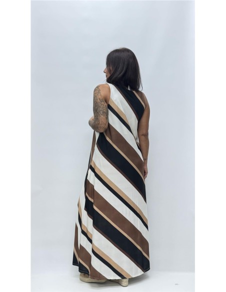 VESTIDO VIOLETA NEGRO