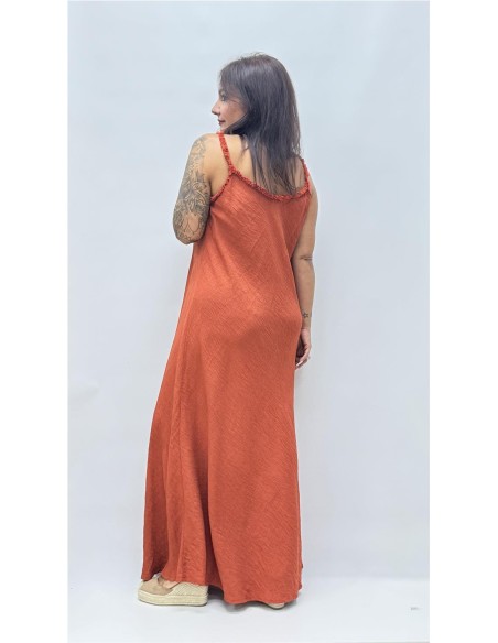 VESTIDO TINA TEJA