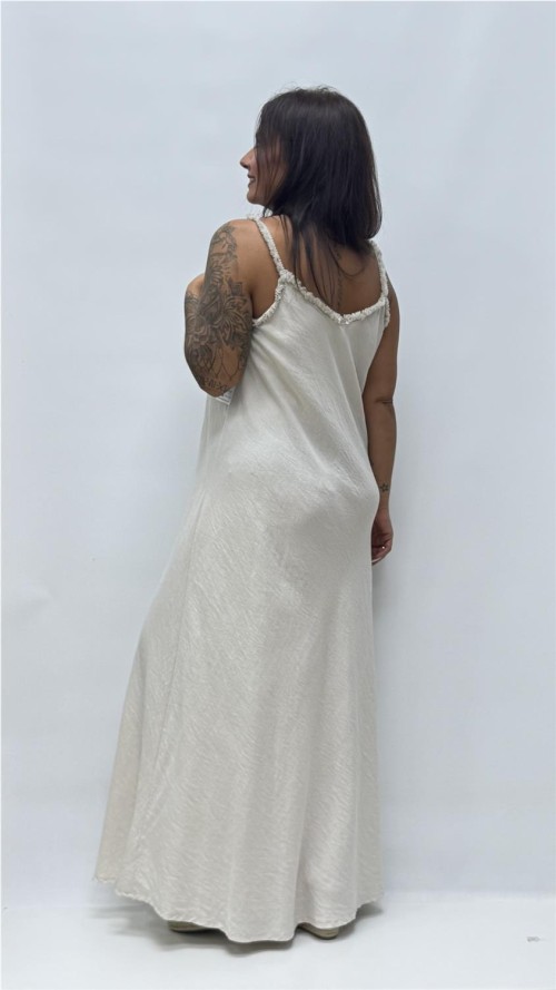 VESTIDO TINA BEIG