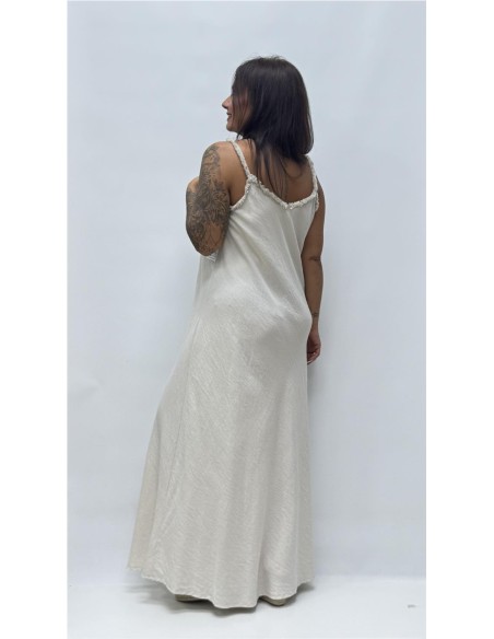 VESTIDO TINA BEIG