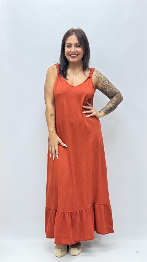 VESTIDO PAMELA TEJA