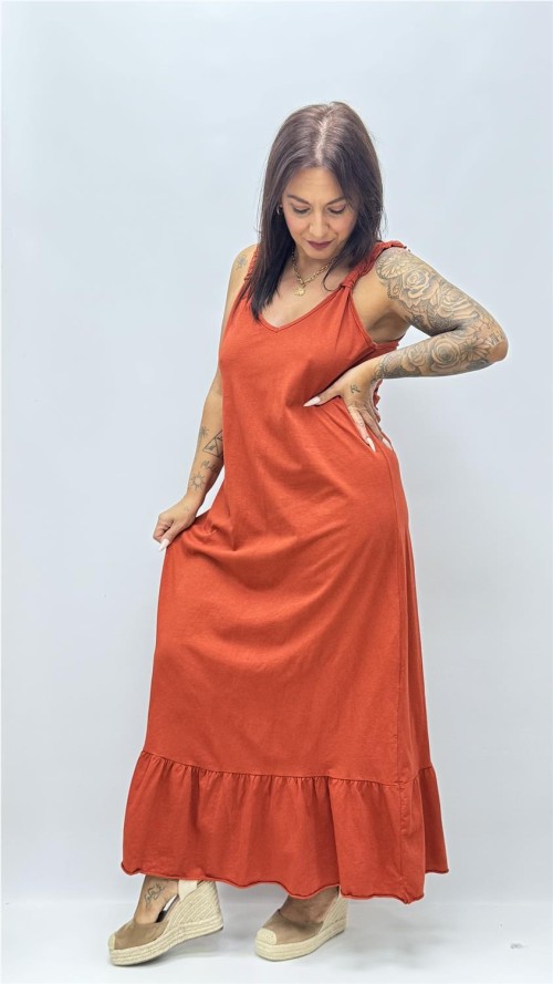 VESTIDO PAMELA TEJA