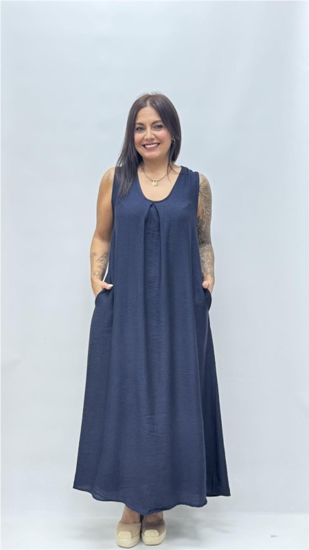 VESTIDO COKET MARINO